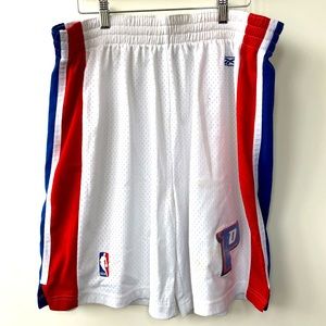 Vintage Detroit Pistons team shorts